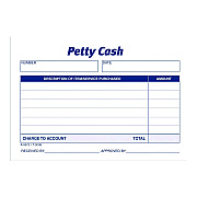 Adams Petty Cash Receipts, One-Part (No Copies), 5 x 3.5, 50 Receipts/Pad, 12 Pads/Pack (ABF9672ABF)