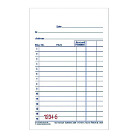 Adams Multipart General-Purpose Sales Pad, Two-Part Carbonless, 3.34 x 5.13, 50 Forms/Pad, 10 Pads/Pack (ABFDC3510)