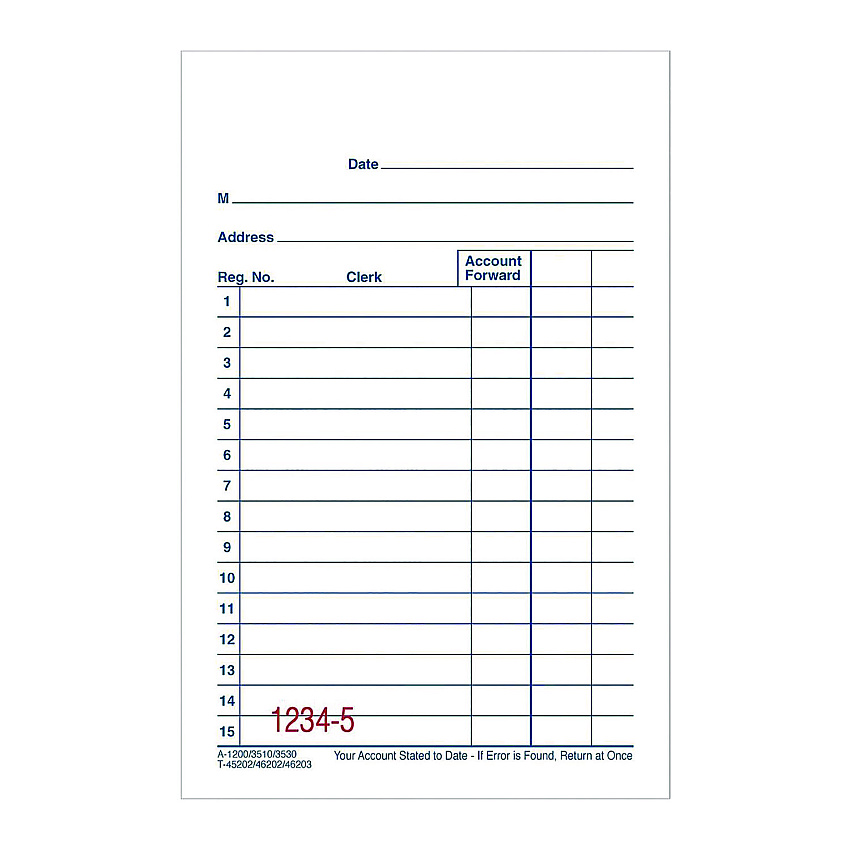 Adams Multipart General-Purpose Sales Pad, Two-Part Carbonless, 3.34 x 5.13, 50 Forms/Pad, 10 Pads/Pack (ABFDC3510)