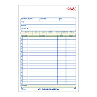 Adams Multipart Sales Order Pad, Two-Part Carbonless, 5.56 x 7.94, 50 Forms/Pad, 10 Pads/Box (ABFDC580510)