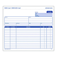 Adams Multipart General-Purpose Invoice Forms, Two-Part Carbonless, 8.5 x 6.94, 50 Forms Total (ABFNC287250)