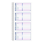 Adams Petty Cash Receipt Book, Two-Part Carbonless, 5 x 2.75, 4 Forms/Sheet, 200 Forms Total (ABFSC1156)