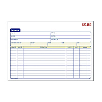 Adams Multipart General-Purpose Invoice Pad, Three-Part Carbonless, 7.94 x 5.56, 50 Forms Total (ABFTC5840)