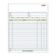 Adams Multipart Sales Order Pad, Three-Part Carbonless, 8.34 x 10.19, 50 Forms Total (ABFTC8100)