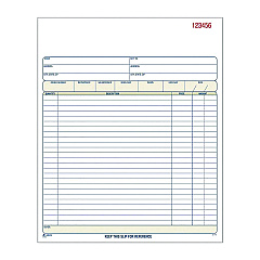 Adams Multipart Sales Order Pad, Three-Part Carbonless, 8.34 x 10.19, 50 Forms Total (ABFTC8100)