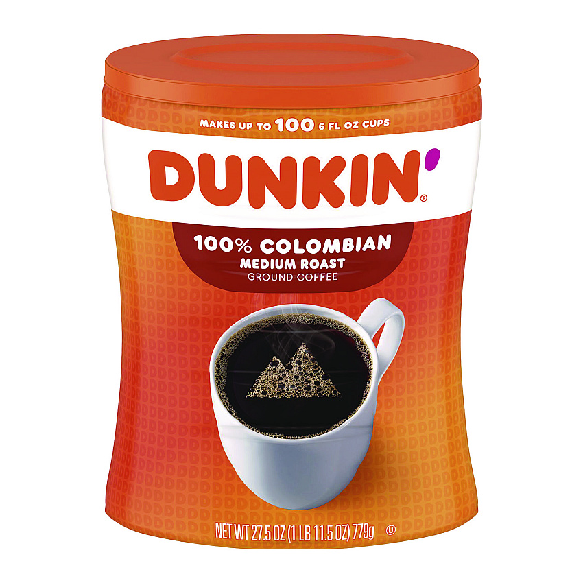 Dunkin Donuts Columbian Coffee, 27.05 oz Canister (GMT8133401292)