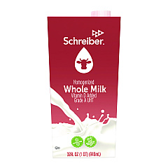 Natrel Original Whole Milk, 32 oz Carton, 12/Carton (AGO30338)