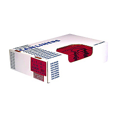 Heritage Healthcare Biohazard Printed Low-Density Can Liners, Infectious Waste, 44 gal, 3.2 mil, 37" x 50", Red, Flat Pack, 75/Carton (HERA7450ZR)