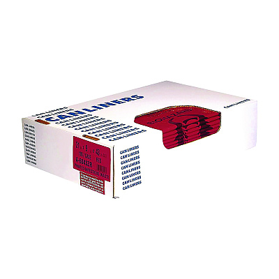 Heritage Healthcare Biohazard Printed Low-Density Can Liners, Infectious Waste, 44 gal, 3.2 mil, 37" x 50", Red, Flat Pack, 75/Carton (HERA7450ZR)