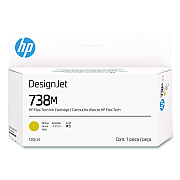 HP 738M (A24VPA) Original Designjet Ink Cartridge, Yellow