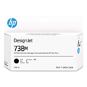 HP 738M (A24VLA) Original Designjet Ink Cartridge, Black