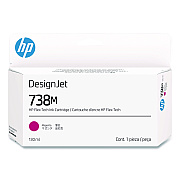 HP 738M (A24VNA) Original Designjet Ink Cartridge, Magenta