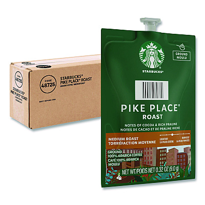 FLAVIA Starbucks Pike Place Roast Coffee Freshpack, Pike Place, 38/Carton (LAV48725)