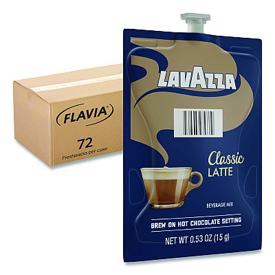 FLAVIA Lavazza Classic Latte, Classic, 0.53 oz Pouch, 72/Carton (LAV48688)