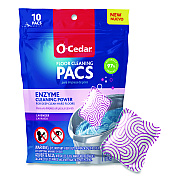 O-Cedar Cleaning PACS, Lavender Scent, 10/Pack, 8 Packs/Carton (172402CT)