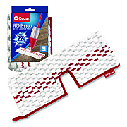 O-Cedar ProMist MAX Refill, Microfiber, Custom Size for ProMist Mop System, Red/White/Gray (173579EA)