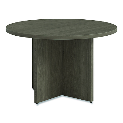 Alera Seville Round Conference Table, Round, 48" Diameter, Walnut (SV4848WA)