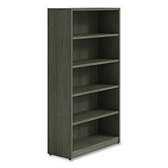 Alera Seville Bookcase, Five-Shelf, 36w x 14d x 65h, Walnut (SVBC6536WA)