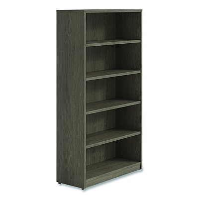 Alera Seville Bookcase, Five-Shelf, 36w x 14d x 65h, Walnut (SVBC6536WA)