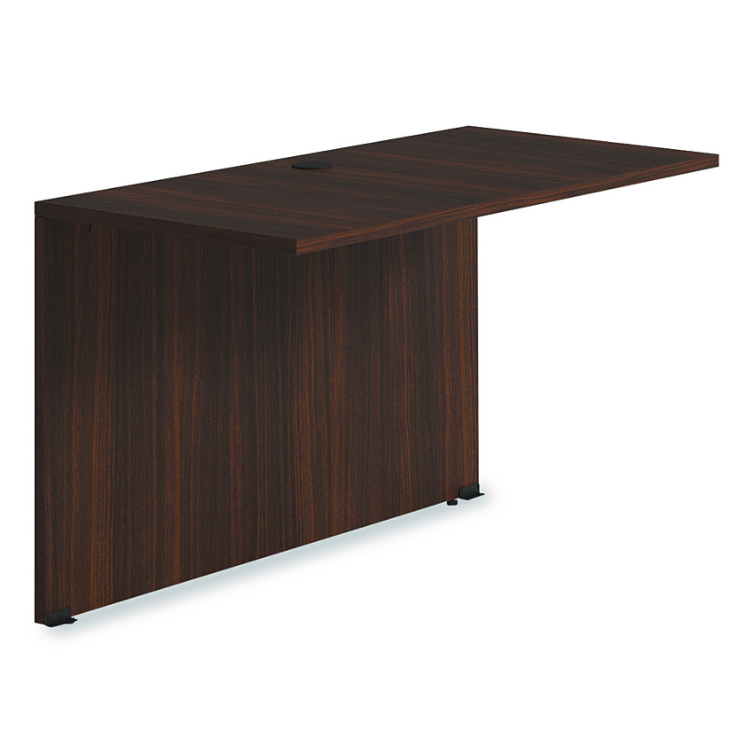 Alera Seville Series Bridge Return, 48w x 24d x 29h, Mahogany (SVBR4824MY)