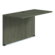 Alera Seville Series Bridge Return, 48w x 24d x 29h, Walnut (SVBR4824WA)