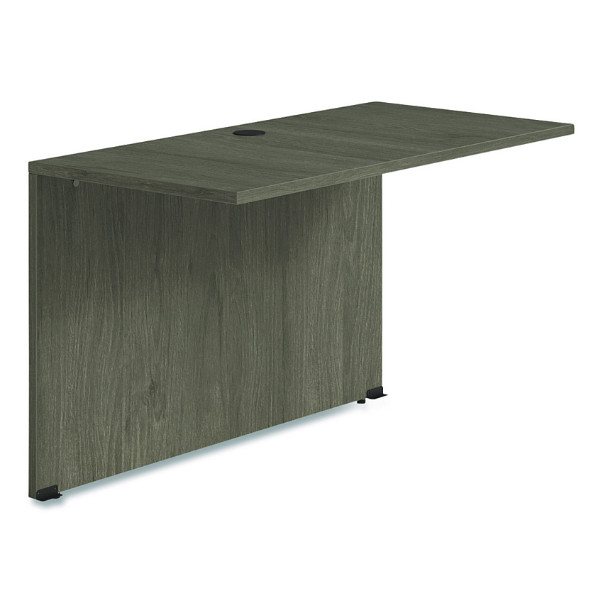 Alera Seville Series Bridge Return, 48w x 24d x 29h, Walnut (SVBR4824WA)