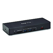 Tripp Lite Triple Display USB-C Dock, Displayport/HDMI/RJ45/USB/VGA, Black (U442ABDOCK9)