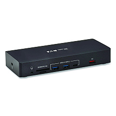 Tripp Lite Triple Display USB-C Dock, Displayport/HDMI/RJ45/USB/VGA, Black (U442ABDOCK9)