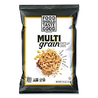 Food Should Taste Good Tortilla Chips, Multigrain with Sea Salt, 1.5 oz., 24/Carton (77613)