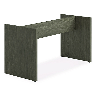 Alera Seville 96" Wide Conference Table Base, 50w x 22d x 28h, Walnut (SV9648WABS)