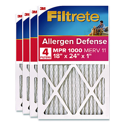 Filtrete Allergen Defense Air Filter, 18 x 24, 4/Carton (98214CA)