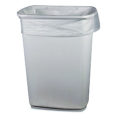 Heritage Linear Low-Density Can Liners, 33 gal, 1 mil, 33" x 39", Clear, 150/Carton (H6639YCRAC)