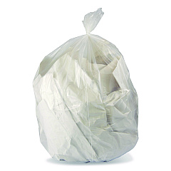 Heritage Linear Low-Density Can Liners, 56 gal, 1.1 mil, 46" x 50", Clear, 100/Carton (H9250SC)