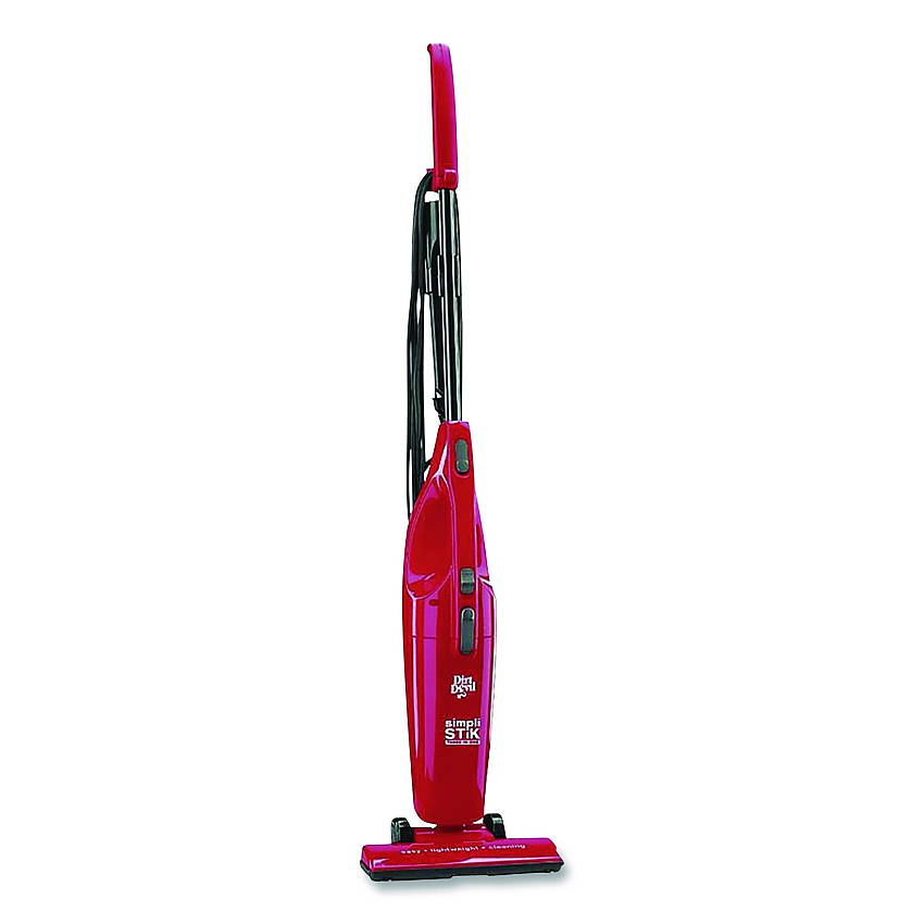Hoover SimpliStick Bagless Stick Vacuum, 9" Cleaning Path, Red (SD20000VR)