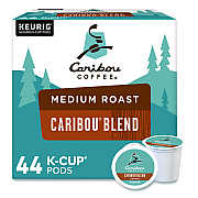Caribou Coffee Caribou Blend Coffee K-Cups, 0.4 oz, 44/Box (2124056)
