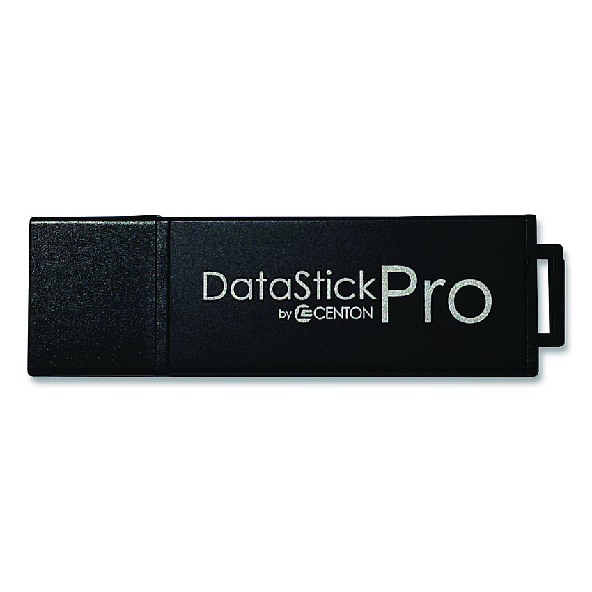 Centon DataStick Pro USB 3.2 Type A Flash Drive, 64 GB, Black (388858)