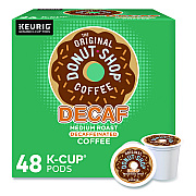 The Original Donut Shop Decaf Coffee K-Cup Pods, 48/Box (1635474)