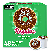 The Original Donut Shop Donut Shop Coffee K-Cups, Regular, 0.39 oz, 48/Box (1635475)