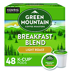 Green Mountain Coffee Roasters Roasters Roasters Breakfast Blend Coffee K-Cups, 0.31 oz, 48/Box (1635473)