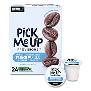 Pick Me Up Provisions French Vanilla Coffee K-Cups, 24/Box (24382842)