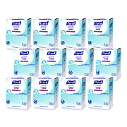 PURELL Cottony Soft Individually Wrapped Sanitizing Hand Wipes, 5 x 7, Herbal Scent, White, 480/Carton (902512)