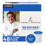 Emeril's Big Easy Bold Coffee K-Cups, 0.4 oz, 48/Box (24306974)