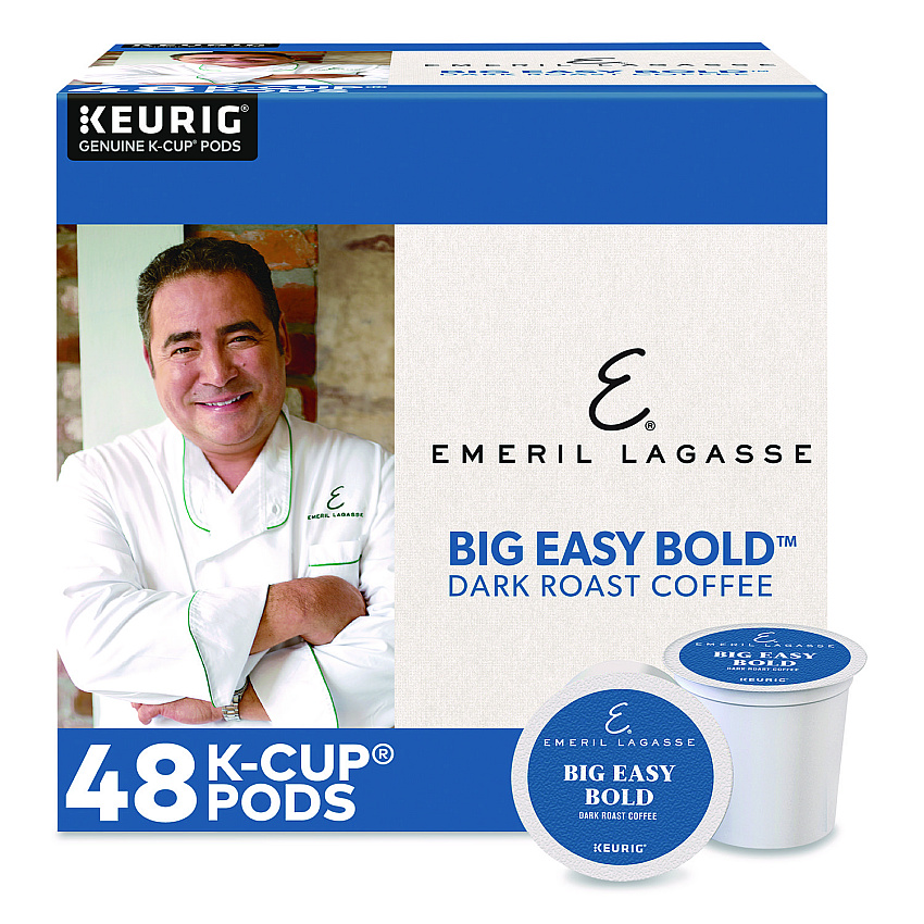 Emeril's Big Easy Bold Coffee K-Cups, 0.4 oz, 48/Box (24306974)