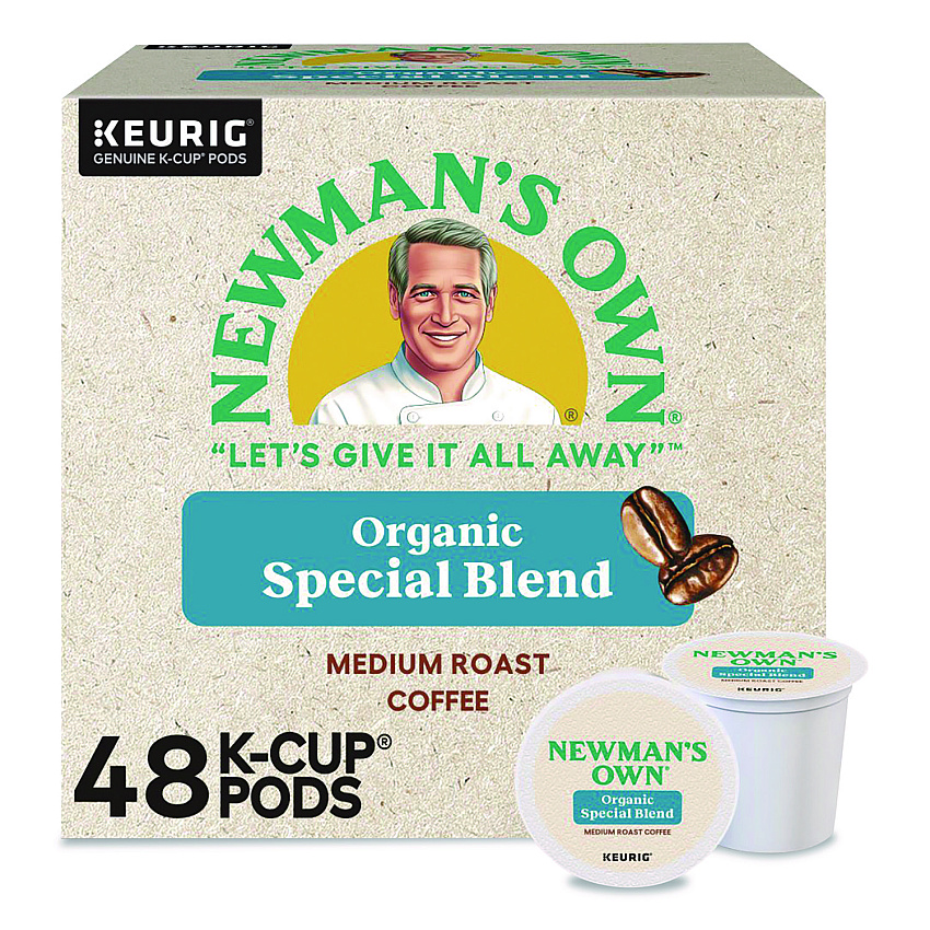 Newman's Own Organics Special Blend Coffee K-Cups, 48/Box (24306978)