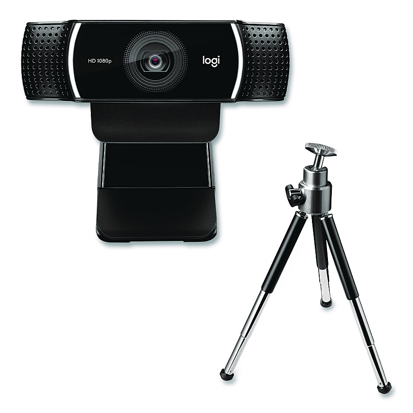 Logitech C922 Pro Stream Webcam, 1920 pixels x 1080 pixels, 3 Mpixels, Black (2843756)