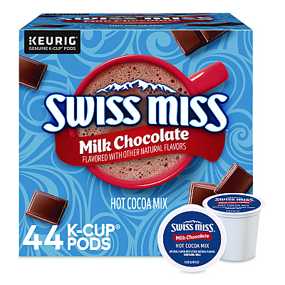 Swiss Miss Milk Chocolate Hot Cocoa K-Cups, 0.65 oz, 44/Box (2259481)