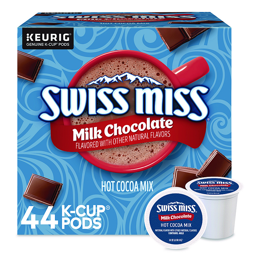 Swiss Miss Milk Chocolate Hot Cocoa K-Cups, 0.65 oz, 44/Box (2259481)