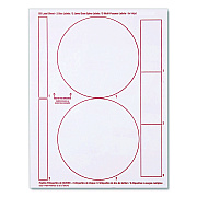 Verbatim Inkjet Media Labels, Matte White, 50 Sheets/Pack (71126)