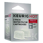 Keurig Replacement Charcoal Water Filter Cartridge, 2/Pack (2407403)
