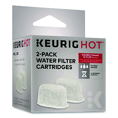 Keurig Replacement Charcoal Water Filter Cartridge, 2/Pack (2407403)